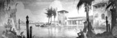 Painting of venetian pool - Coral Gables, Florida