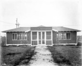 Exterior front view of the Hialeah Restaurant, newly constructed - Hialeah, Florida
