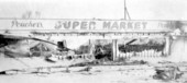 Hurricane Donna damage to Poucher's Super Market - Upper Matecumbe Key, Florida