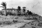 Hurricane damage at the Seacrest Hotel - Delray Beach, Florida.