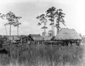 Seminole Indian village - Chokoloskee, Florida.
