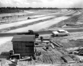 Sunshine State Parkway (Florida Turnpike), under construction - West Palm Beach Region, Florida.
