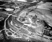 Aerial view of the International Minerals and Chemical Corp. plant and Noralyn mine - Bartow, Florida