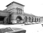 Remaining portion of the 1898 railroad depot - Jacksonville, Florida.