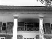 View of portico at the residence of Francis R. Ely at 242 West LaFayette Street - Marianna, Florida.