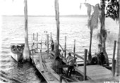 Dock at Pearsall home under construction - Melrose, Florida