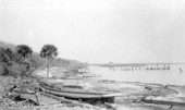 Looking along the beach after a storm - New Smyrna Beach, Florida