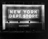 Billboard for New York Department Store - Miami, Florida.