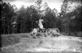 Man on rearing horse - Orlando, Florida