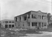Damage to buildings from the 1926 hurricane - Miami, Florida.
