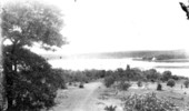 Bird's eye view of Plum Lake from the Charles F. Stokes home - Mohawk, Florida