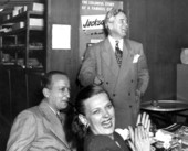 Gubernatorial candidate Fuller Warren spending time with some friends