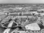 Aerial view of Miami International Airport - Miami, Florida.