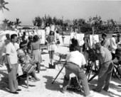 Artists being filmed - Miami, Florida.