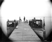 Launches "Dixie" and "Indian Princess" docked at Santa Fe Lake - Melrose, Florida