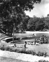 People enjoying the day at Sanlando Springs