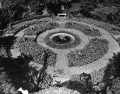 View of the walled garden at Killearn Gardens - Tallahassee, Florida.