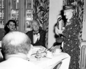 Mrs. Milton A. Smith speaking during newspaper anniversary - Tallahassee, Florida