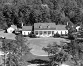 View of the museum from the carillon tower at the Stephen Foster State Folk Culture Center - White Springs, Florida