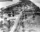 Bird's eye view of the Firestone Estate - Miami Beach, Florida.
