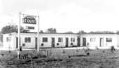 Exterior view of the Dauphin's Court - Weirsdale, Florida.