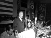 Florida Senate President Newman Brackin speaking at the Jackson Day Dinner at the Pensacola Yacht Club - Pensacola, Florida.