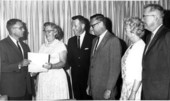 Secretary of State Tom Adams presenting commissions to new advisory committee members - Tallahassee, Florida.