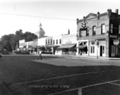 Businesses on the west side of Monroe Street between Pensacola and Jefferson - Tallahassee, Florida.