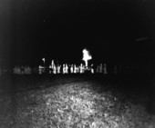 Gathering of KKK members at a cross burning - Tallahassee, Florida.