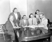 Republican delegation conferring in the Florida Legislature - Tallahassee, Florida.