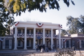 Governor Collins and his family on the balcony of new Governor's Mansion - Tallahassee, Florida