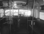 Interior view of a bus - Jacksonville, Florida.
