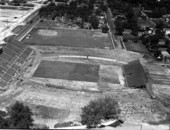 Aerial view of the Gator Bowl Stadium - Jacksonville, Florida.