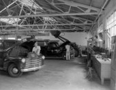 Interior view of the city garage - Jacksonville, Florida.