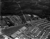 Aerial view looking over the Cedar Hills neighborhood - Jacksonville, Florida.