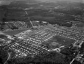 Aerial view looking over the Cedar Hills neighborhood - Jacksonville, Florida.