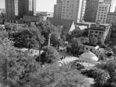 Bird's eye view overlooking Hemming Park - Jacksonville, Florida.