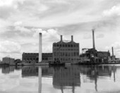 Municipal power plant..