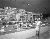 Gilchrist County exhibit at North Florida Fair