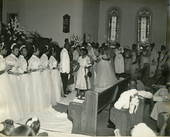 Elihu and Delores McCoy's wedding at Bethel AME Church in Tallahassee.