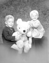Portrait of the children of J.R. Sweat - Tallahassee, Florida.