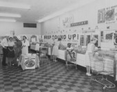 Interior view of Winn-Dixie store in Tallahassee, Florida.