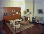 Interior view showing living room at the Randall-Lewis House in Tallahassee, Florida.