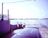 View of Dog Island from the ferry - Franklin County, Florida.