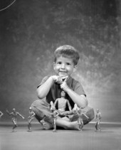 Portrait of 4 year old Jamie Joanos - Tallahassee, Florida.