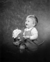 Portrait of 9 month old William H. "Billy" Long - Tallahassee, Florida.