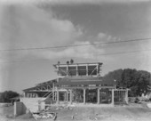 View showing the Killearn Golf and Country Club clubhouse under construction in Tallahassee, Florida.