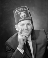 Portrait of Shriner member Fred Williams - Tallahassee, Florida.