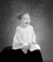 Portrait of 1 year old Augusta Durden - Tallahassee, Florida.