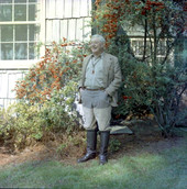 Portrait of Cleveland businessman Robert Livingston Ireland, Jr. at Foshalee Plantation - Leon County, Florida.